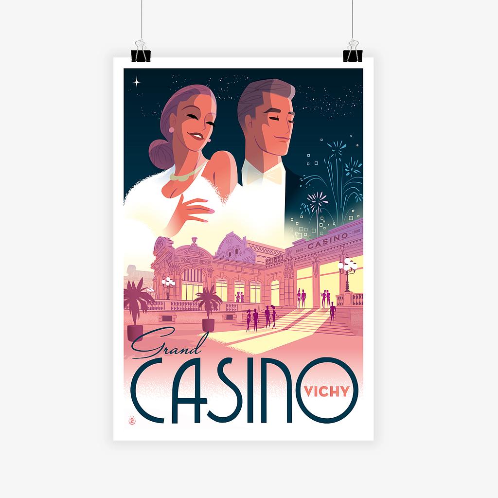 Affiche 80*120 "Grand Casino" 2024