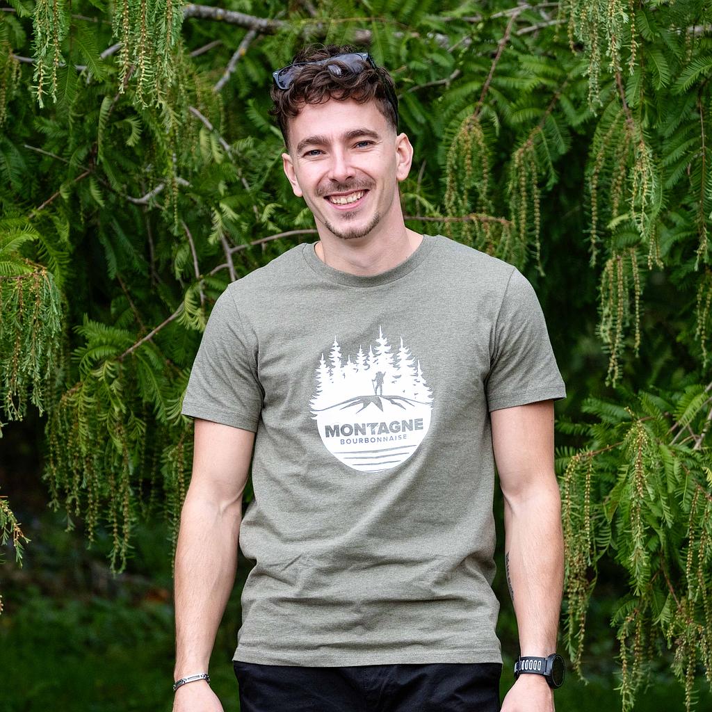 T-shirt Homme - Kaki "Montagne"