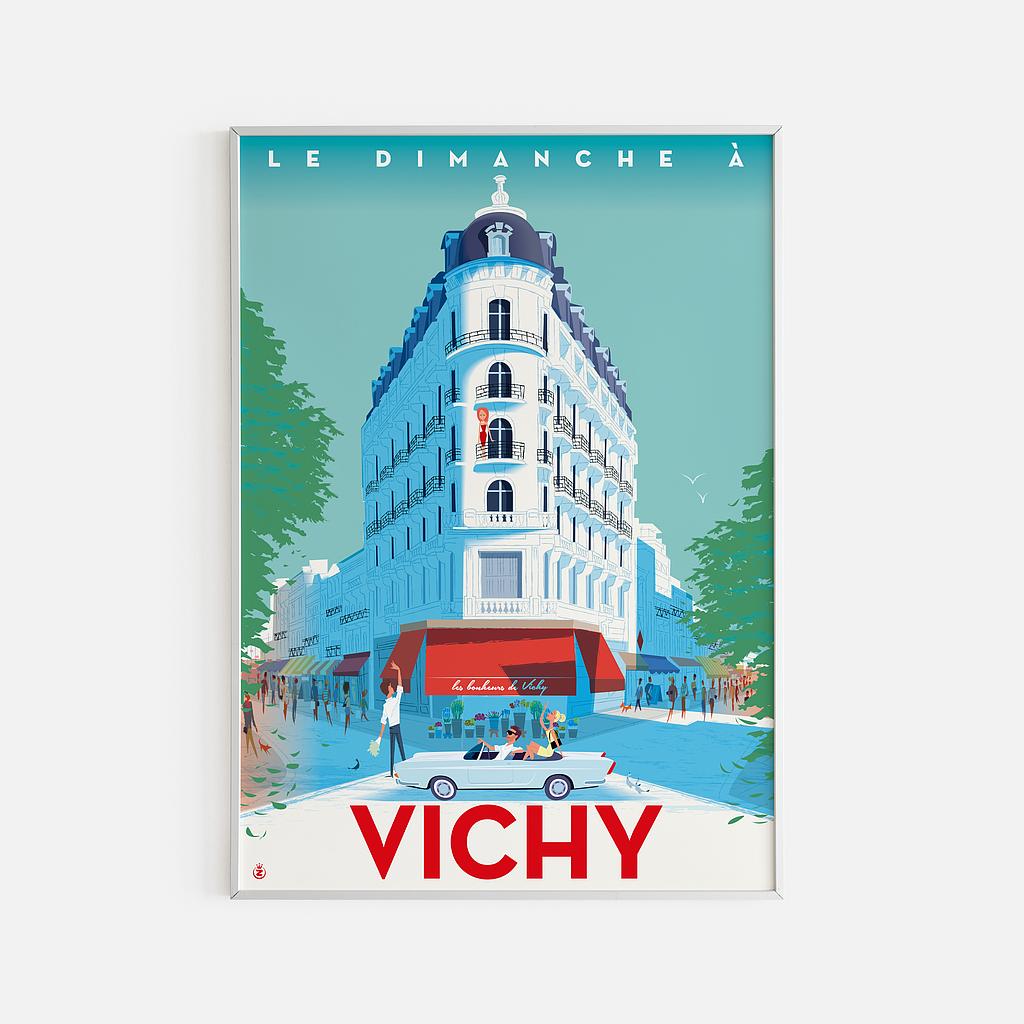 Affiche 50*70 &quot;Dimanche à Vichy&quot; 2018