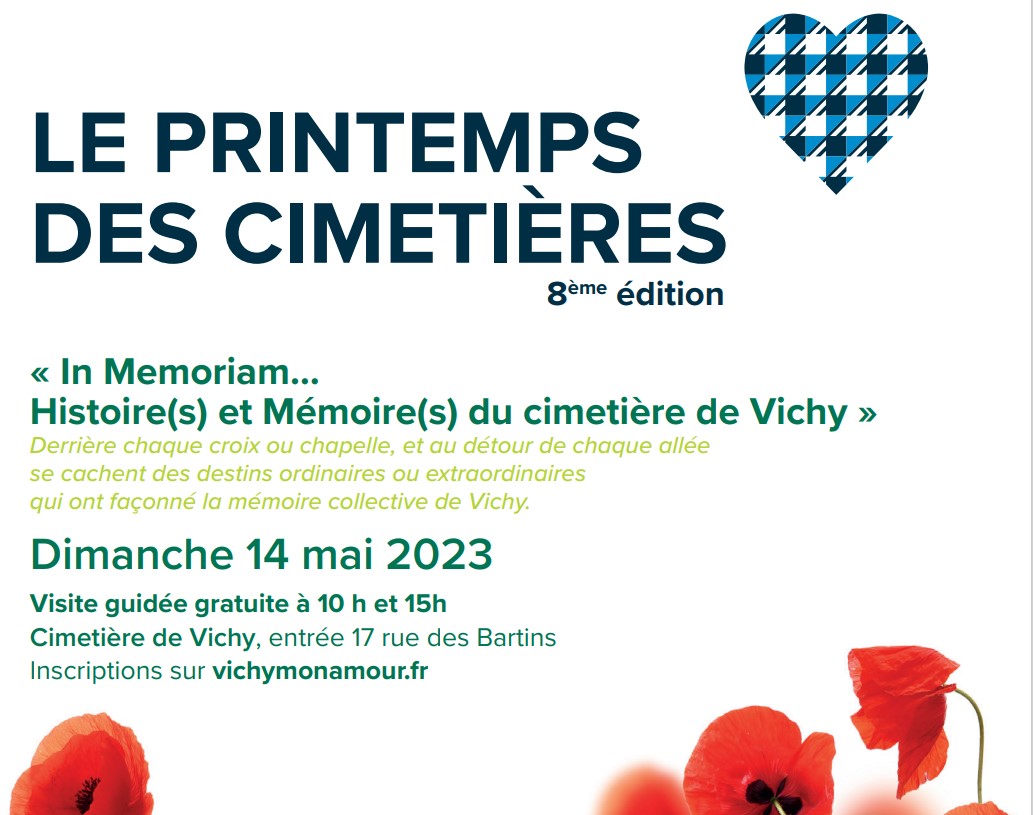 Printemps des cimetières &quot;In Memoriam… Histoire(s) et Mémoire(s) du cimetière de Vichy&quot;